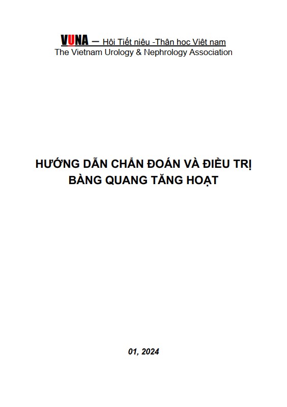 VUNA - HƯỚNG DẪN CHẨN ĐOÁN VÀ ĐIỀU TRỊ BÀNG QUANG TĂNG HOẠT 